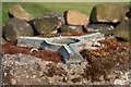 Close up of erosion on top of Trigpoint