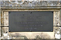 NY4887 : A plaque at Frank Coutts Court by Walter Baxter