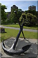 Anchor on the quayside of Conwy