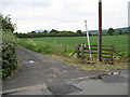 Footpath off Suckley Road, near Smith End Green