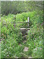 Stile on the coastal path