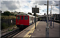 East London line train at New Cross Gate.