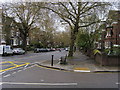 Junction of Nutley Terrace with Fitzjohns Avenue