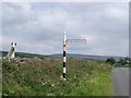 Road junction near Nether Haresceugh farm