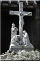 Cross at the Catholic church, Conwy