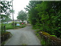 Cwm Fynnon and bridge over dismantled railway