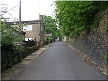 SE1026 : Old Godley Lane - Stump Cross by Betty Longbottom