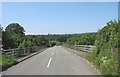 The A55 overbridge south of Tal-y-bont