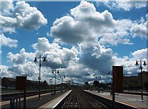 NS7993 : Looking south from the railway station by Alan Stewart