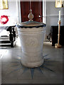 The church of All Saints - baptismal font