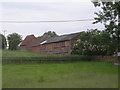 Farm buildings as seen from the road