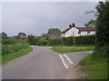 Lane junction at Blymhill Marsh