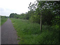 Footpath across the old railway line