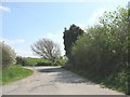 Minor road junction on the Pentre Gwyddel road