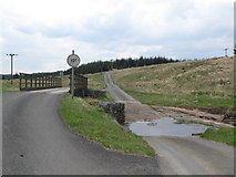 NY6674 : Bridge and ford on Butter Burn by Mike Quinn