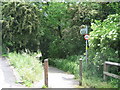 River Eden footpath entrance