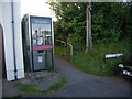 Houndsmoor telephone box, outside Orchard Cottages