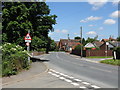 SO8349 : Callow End - view toward the Church by Peter Whatley