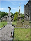 SE0023 : Hinchliffe memorials, Cragg Vale, Mytholmroyd by Humphrey Bolton
