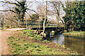 Footbridge over River Cray, North Cray, Kent