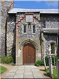 TG2312 : St Margaret, Catton, Norfolk - Porch by John Salmon