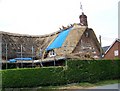 Thatching at Old Rafters, Bishopstone