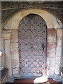 Door to Himbleton church