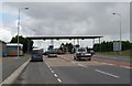 Toll booths on the Cleddau Bridge