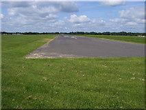 TQ0388 : Runway at Denham Aerodrome by Shaun Ferguson