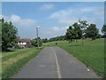 Main pathway stretching into the distance