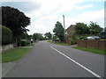 Looking back along Crossbush Road