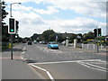 Traffic lights on the A259 at Felpham