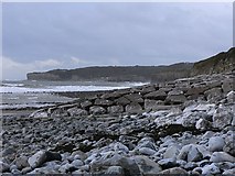 SS9567 : 'Beach' Defences, Llantwit Major by Mick Lobb