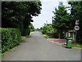 View along Coombe Wood Lane