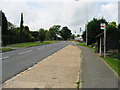 View along Canterbury Road towards Hawkinge