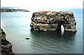 NZ4064 : Marsden Rock (1974) by Stanley Howe