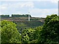 Wind turbine, Naylor Hill quarry, east of Haworth