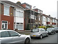 Scaffolding on house in Lichfield Road