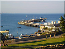 SZ0378 : Swanage Pier by Dr Neil Clifton