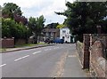 Road past St Mary, Feltwell, Norfolk