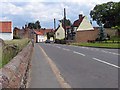 Road past St Mary, Feltwell, Norfolk