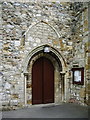TA2606 : St Giles' Church, Scartho, Doorway by Alexander P Kapp