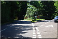 Road junction with the A227, near Ightham