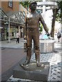 Statue on Queen Street, Cardiff