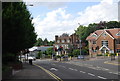 Traffic lights & road junction, London Rd, Sevenoaks