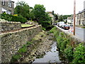 Beck beside Main Street, Cononley