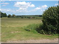 Open fields near Letheringham