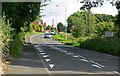 Barrow Road enters Sileby, Leicestershire