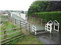 Footbridge over the M1 from the Birdwell end