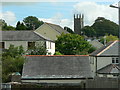 Over Barton Meadows to the church, Pillaton